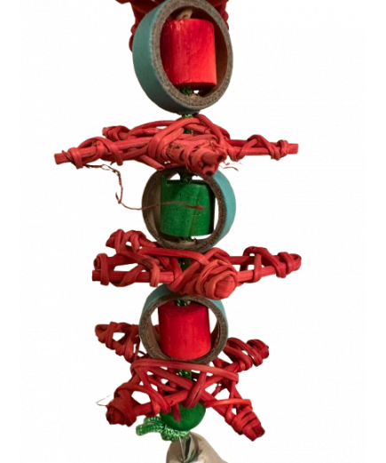 Parrot-Supplies Star Gazer Birdie Bangles Stacker Parrot Toy Parrot-Supplies Star Gazer Birdie Bangles Stacker Parrot Toy